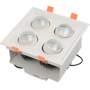 Buy cheap 30w 50w White Dimmable LED Grille Spot Light Square Shape With High Efficiency from wholesalers