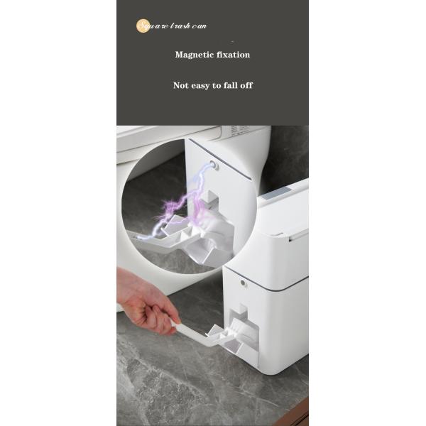 Household Sewing Automatic Packing Pull-out with Toilet Brush 2-in-1 square with Brush Garbage Can
