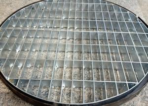 Quality Galvanized Pressed Locked Steel Grating Trench Cover / Stainless Steel Drain Cover for sale