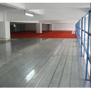 Quality I-beam Heavy Duty Steel Working Platform Warehouse Large Storage Structural Steel Mezzanine Rack Support for sale