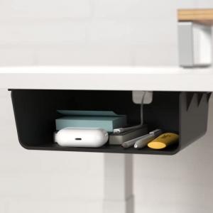Quality Hidden Storage Space Saving Adhesive Desk Shelf Hanger Hook Holder for Installation for sale