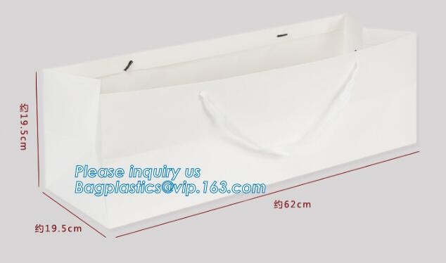 Custom Logo Printed New Style White Kraft Paper Bag With Twisted Handle,recyclable twist handle printed shopping brown k