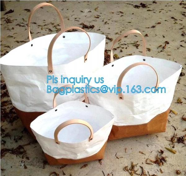 eco friendly white tyvek organized basket, household laundry storage bag,home decor plant flower waterproof washable pap