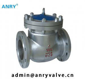 China Butt Welded  API 6D Check Valve  Stellite Overlay Disc  Stainless Steel on sale