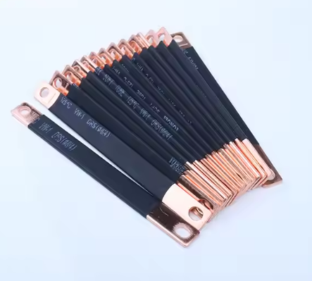 Quality Insulated Custom Flat Battery Flexible Copper Bus Bar 380V for sale