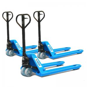 Quality Hydraulic Hand Manual High Lift Pallet Truck Jack 550mm Fork Width for sale