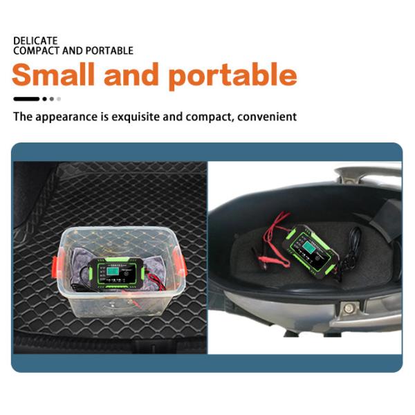 Caravan PWM Smart Battery Charger 12V 6A With Pulse Repair