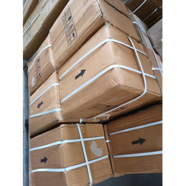 Biodegradable Packaging White 30mm Width Kraft Paper Strapping Tape For Automatic Strapping Machine