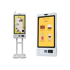 China 23 Inch Self Service Ordering Kiosk Waterproof For Fast Food Restaurants on sale