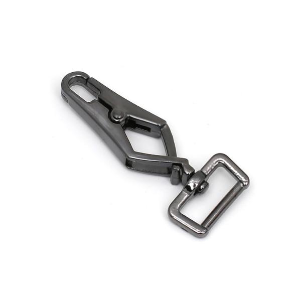 metal swivel spring dog leash snap hook for pet strap