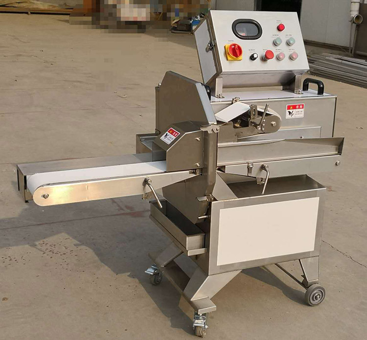 Plastic Roasted Mutton Slicer Cooked Pork Intestine Cutting Machine Made In China