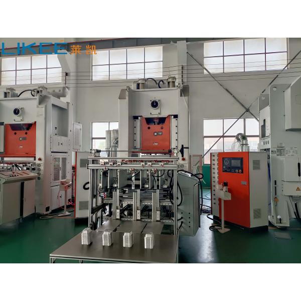 High Speed Fully Automatic Aluminum Foil Container Machine For Food Packing LK-T80