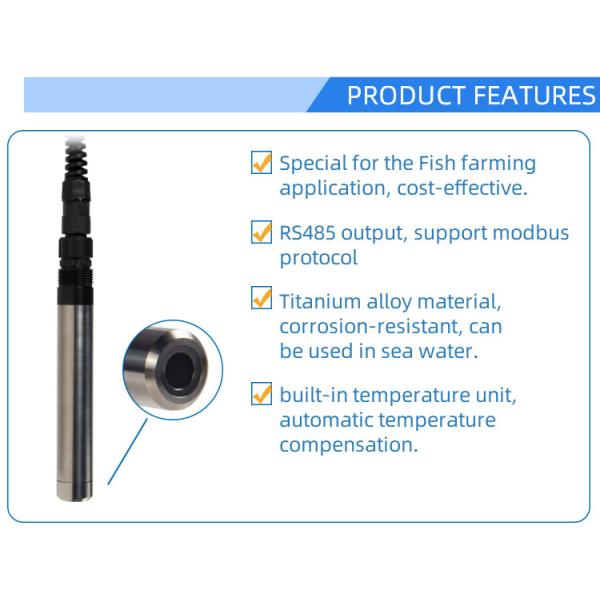 IP68 Dissolved Oxygen Analyzer For Seawater And Freshwater Aquaculture