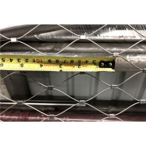 Buy cheap 50mm Flexible Stainless Steel Cable Mesh from wholesalers