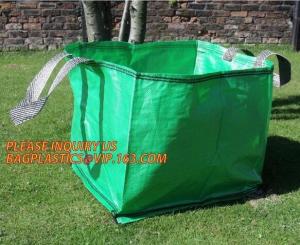 Home Garden Supplies Reusable Gardening Collapsible Garden Leaf Bags,2Pcs/Set Large Capacity 272L Trash Garden Leaf Weed