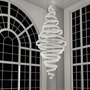 Buy cheap Thickened Chassis Polishing Crystal Large Chandelier Lights 25m2 For Double from wholesalers