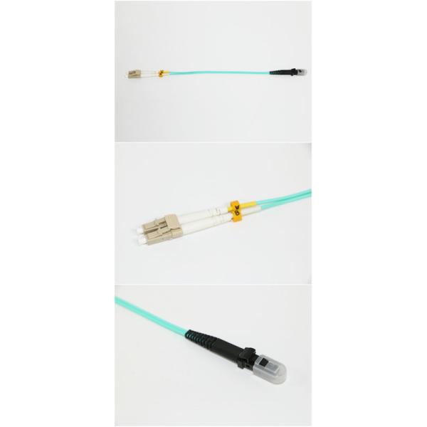 MTRJ Duplex Fiber Optic Patch Cord OM3 Duplex Low Insertion Loss