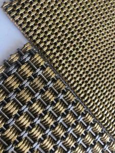China Stainless Steel Decorative 1mm Architectural Metal Mesh Screen Woven Wire on sale