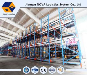 China Capacity 1500kg Per Shuttle Pallet Racking For Logistic Distribution Centers on sale