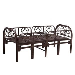 Quality Baking Paint Metal Frame Single Iron Bed Frame for sale