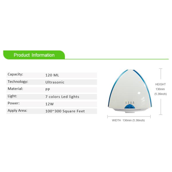 Triangle Shape 120ML Electronic Aroma Diffuser Air Humidifier
