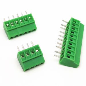 2.54mm Pitch PCB Mounted Screw Terminal Blocks 300V 10A