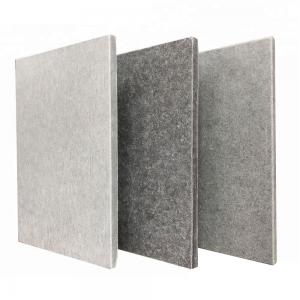 Quality Scratch Resistant Fiber Cement Board with Thickness Woodgrain Melamine Particle Board for sale