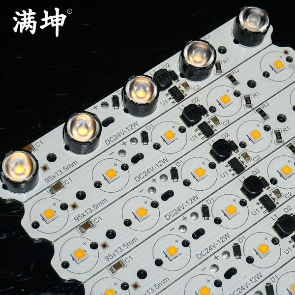 DC24V SMD3535 12W LED Rigid Strip Lights CREE Chip With Lens