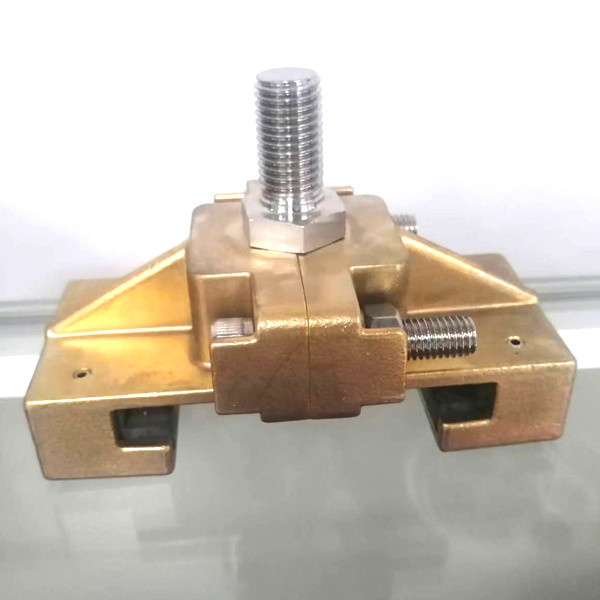 Corrosion Proof CNC Brass Parts Brass Connector Block Fittings Anode Oxidation