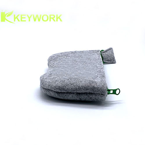 Snowflake Felt Material Soft Sunglasses Case Portable For Keys USB Pen Factory