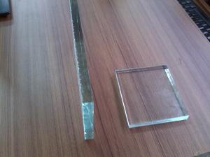 China Customized Low Iron Tempered Glass 20mm 30mm 50mm Safety Glass Ultra Clear on sale