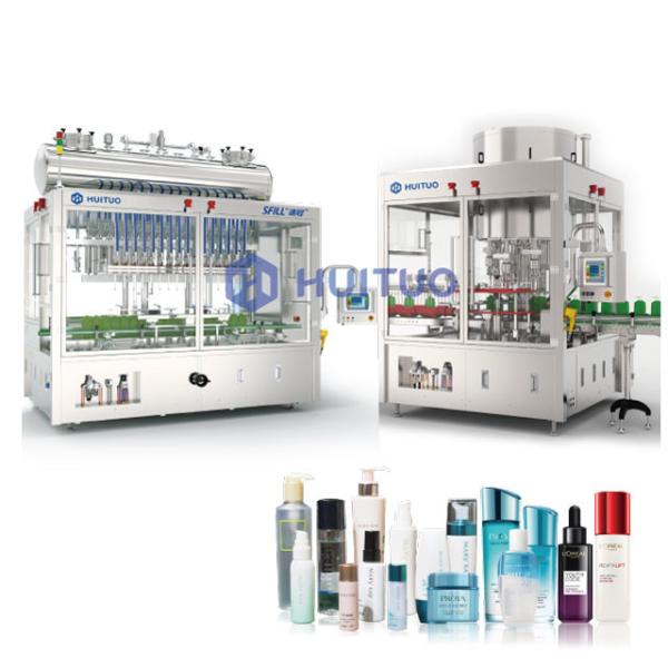 Cosmetic Filling Capping Production Line For Filling Of Water Cream