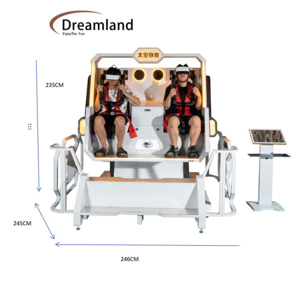9D VR 360 Virtual Reality Simulator The Perfect Combination of Technology and Training with VR Space Shuttle Robotic Arm Rotation System