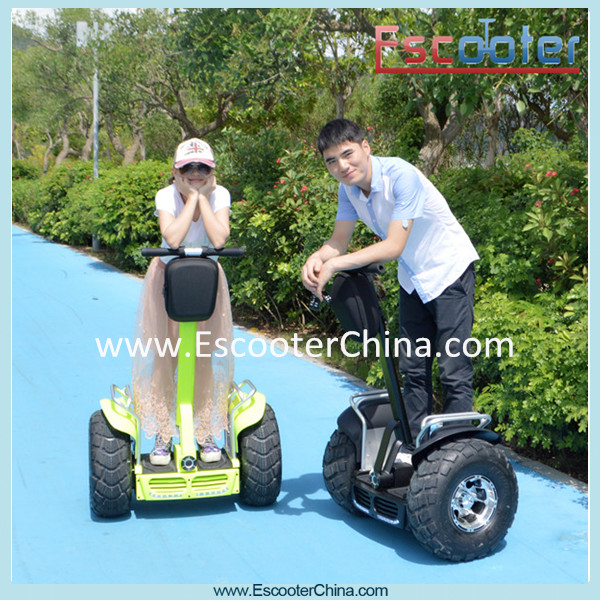 Cruising distance Self Balance electric chariot, 2 Wheel Scooter Electric Monocycle