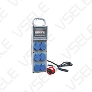 Quality Dustproof Waterproof Industrial Plug And Socket Building Site Dedicated for sale