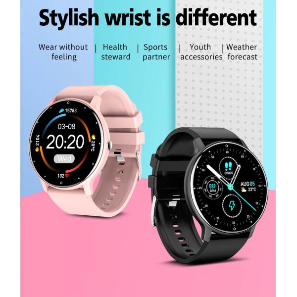 SC7A20 Sensor Bluetooth Smart Watch Blood Pressure IPS Screen 200mAH For Girls