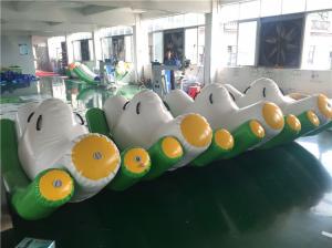 Quality 3*2*1.5m Green Inflatable Seesaw / Blow Up Toys For Pool In Hot Summer for sale