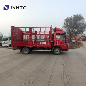 Quality Cargo Transport 4x2 Light Cargo Box Van Truck 6 Wheelers Fence Sidewall Truck for sale