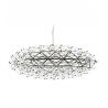 Buy cheap Chrome Finish Metal Cage Pendant Light / Hotel Modern Iron Chandelier from wholesalers