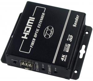 Quality 4K HDMI KVM Fiber Optic Extender with USB keyboard and mouse for sale