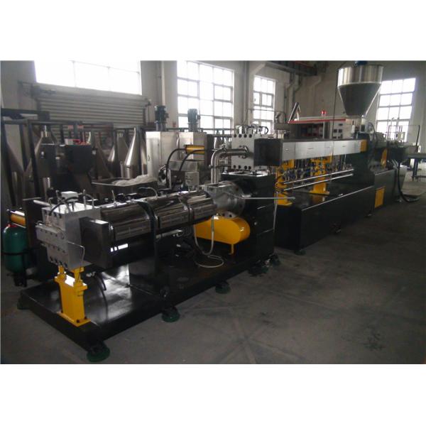 High Efficiency PE Pelletizing Machine , PET Extruder Machine One Year Warranty