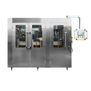 PLC Glass Bottle Juice Filling Machine 2000BPH Beverage Bottling Equipment