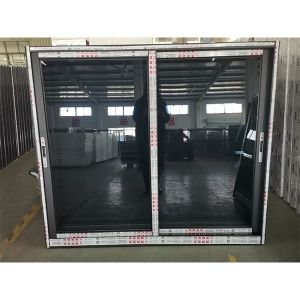Tempered Glass UPVC 60x60 Sliding Window For Office Custom