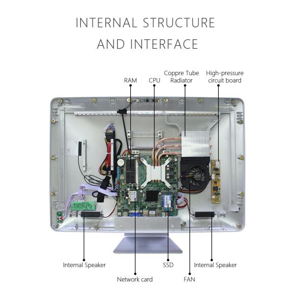 21.5 All In One PC Mini PC I3 I5 I7 I9 AIO PC with 2.50GHz Processor Main Frequency