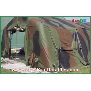 Custom Camouflage Inflatable Air Tent Large Arm Inflatable Camping Tent