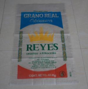 Quality Bule Red 60kg BOPP Laminated Woven Sacks 25kg Flour Bag for sale