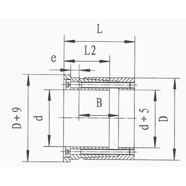 Expanding Hub Shaft Locking Device 100x145x75 Silver Z9 Keyless Locking Assemblies