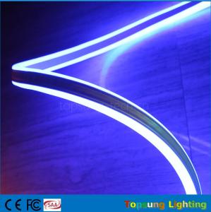 Quality Double-sided neon flex light 8*18mm mini size LED neonflex strip ribbon 24v blue color for sale