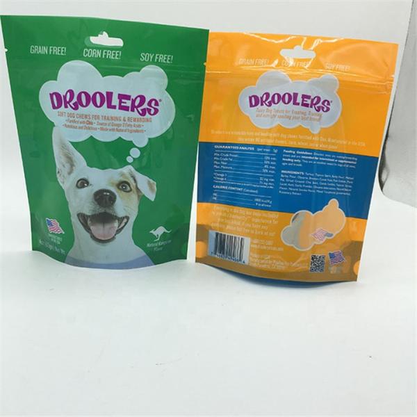 ODM Digital Printed Stand Up Pouches Doypack Recyclable For Dog Snacks
