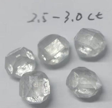 Fancy Bule Uncut Diamond Stone VVS HPHT Blue Rough Diamond For Gems